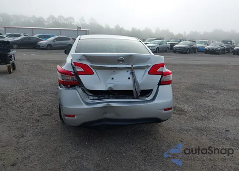 2015 Nissan Sentra S from USA, damaged, VIN 3N1AB7AP6FY343349